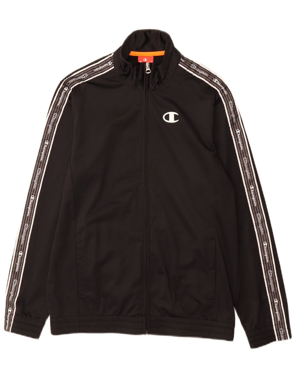 Champion Veste de Survêtement Graphique Fille 13-14 Ans XL Noir Polyester