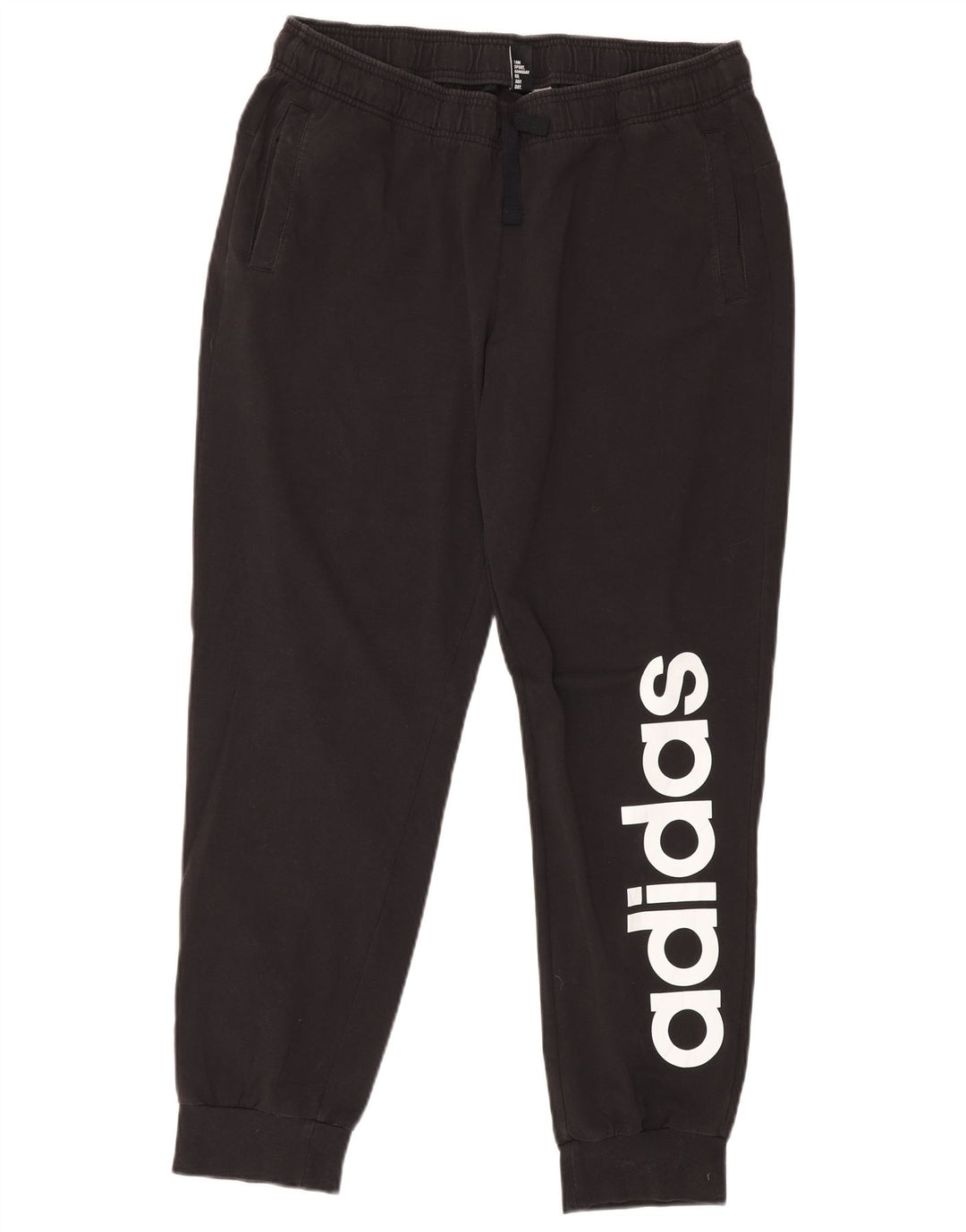ADIDAS Pantalon de survêtement graphique pour hommes, jogging, grand noir