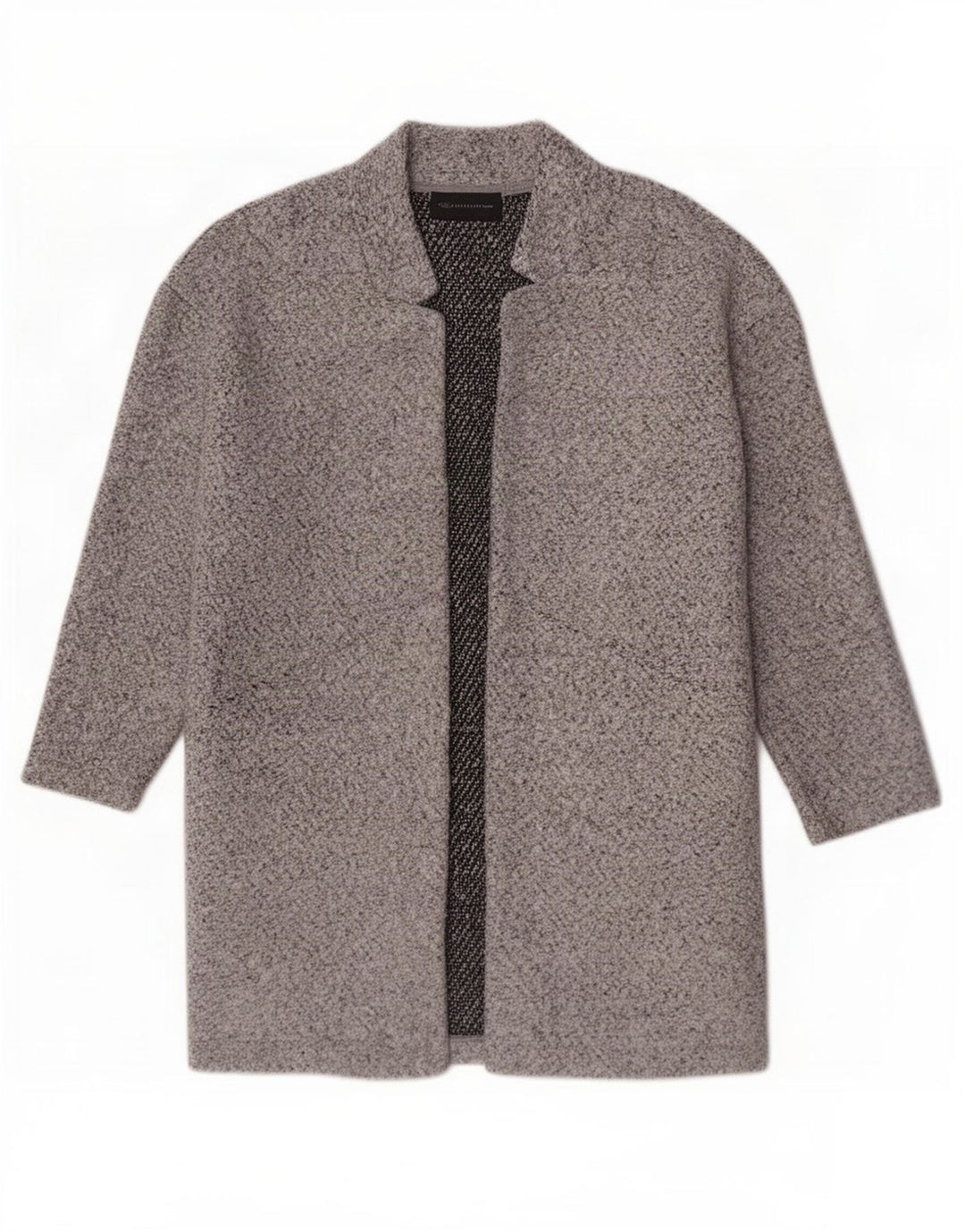 Marks & Spencer Manteau ouvert pour femme UK 12 Gris moyen Polyester