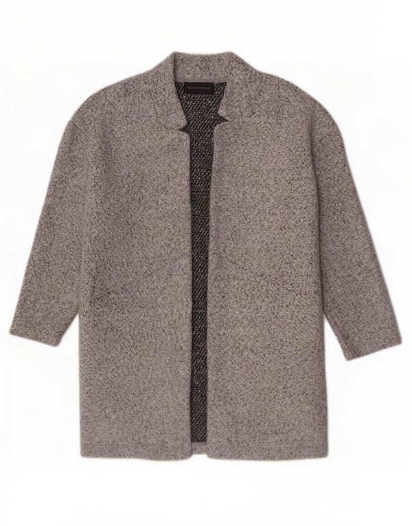 Marks & Spencer Manteau ouvert pour femme UK 12 Gris moyen Polyester