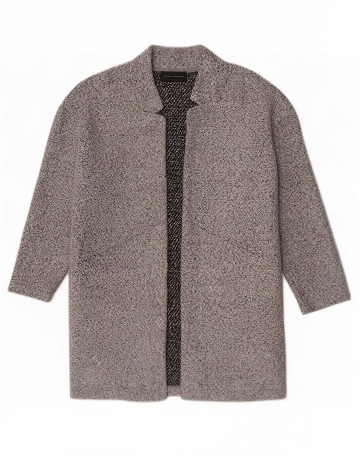 Marks & Spencer Manteau ouvert pour femme UK 12 Gris moyen Polyester