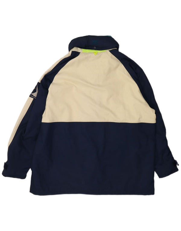 Helly Hansen Veste coupe-vent pour homme IT 58/60 4XL Bleu marine Colourblock