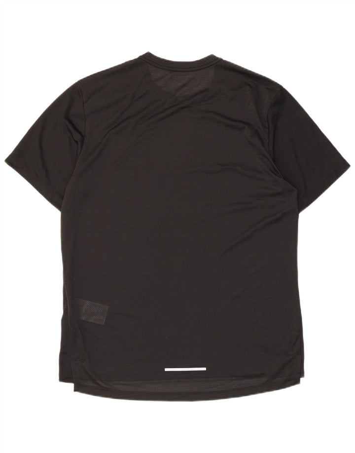 Nike Hommes Dri Fit T-Shirt Haut Noir Moyen Polyester