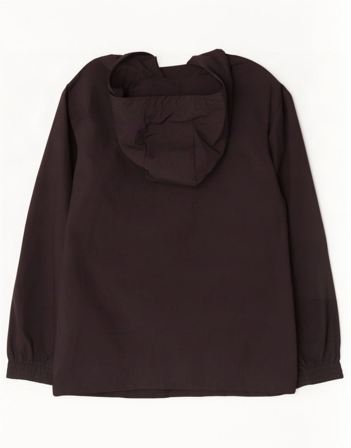 Adidas Veste de pluie à capuche pour homme UK 44 2XL Noir Polyester