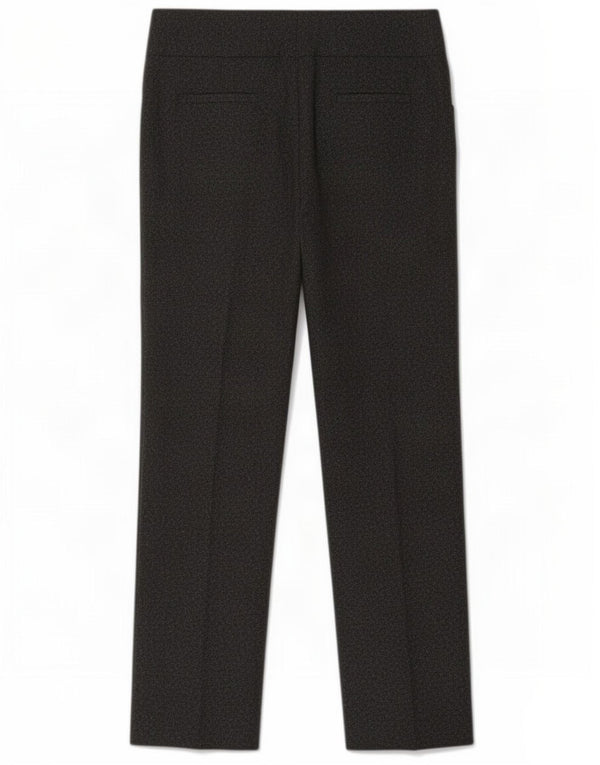 Monsoon Pantalon droit décontracté pour femme UK 12 Medium W30 L29 Gris moucheté