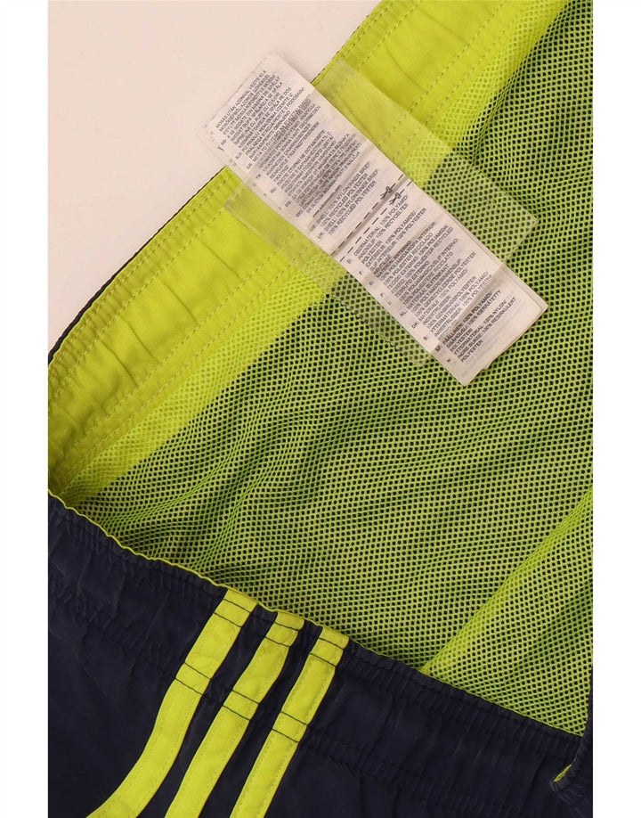 Adidas Short de bain homme en nylon bleu marine moyen