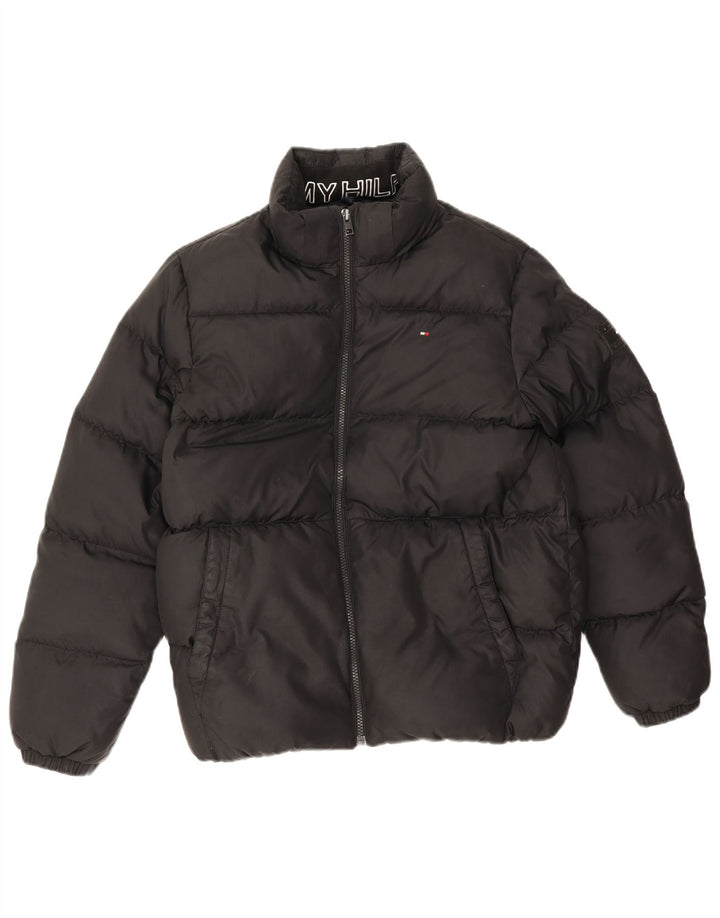 Tommy Hilfiger Veste matelassée garçon 13-14 ans Noir Polyester