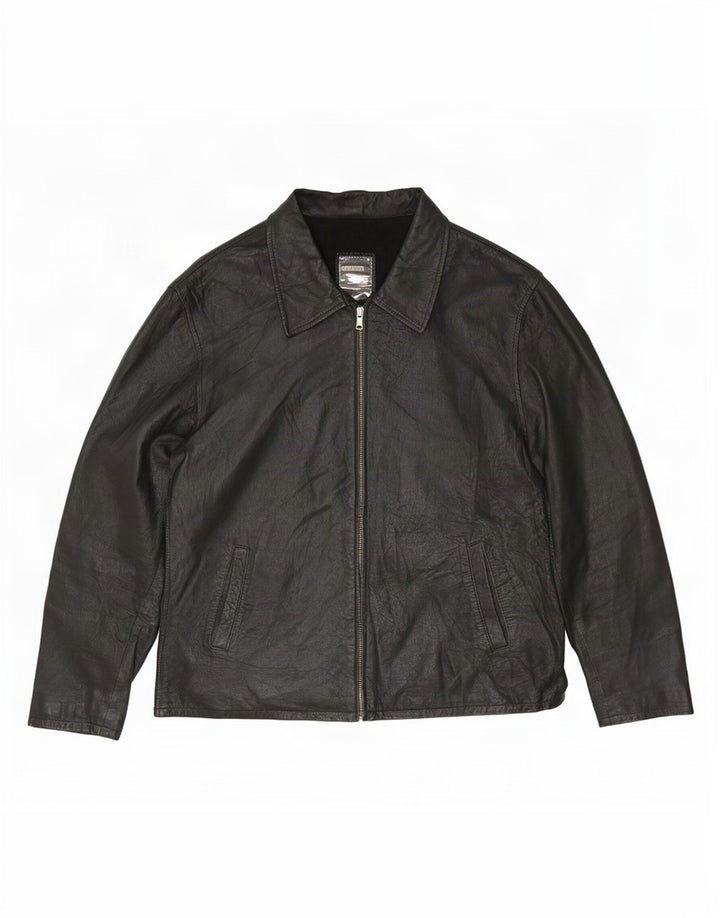 Veste en cuir femme Gaudi UK 16 Large Noir