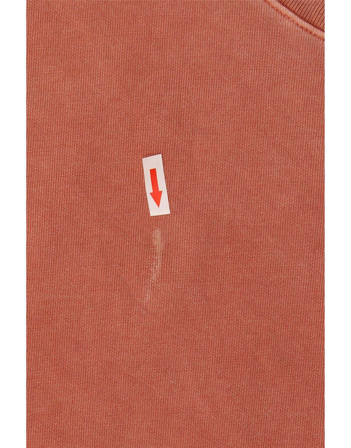 Levi's Sweat-Shirt Oversize Femme UK 14 Rouge Moyen Coton