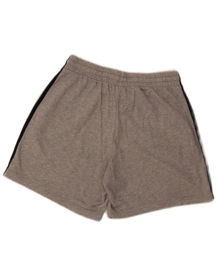 Adidas Short de sport pour homme en coton moucheté gris moyen