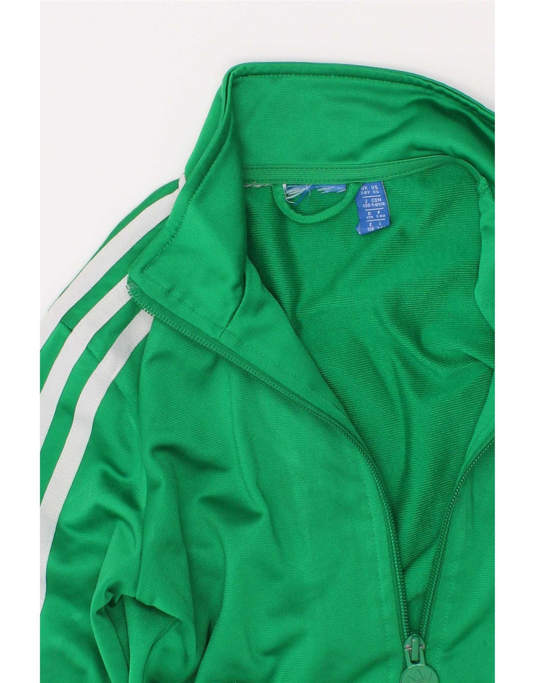 Adidas Veste de Survêtement Graphique Garçon 7-8 Ans Vert Polyester