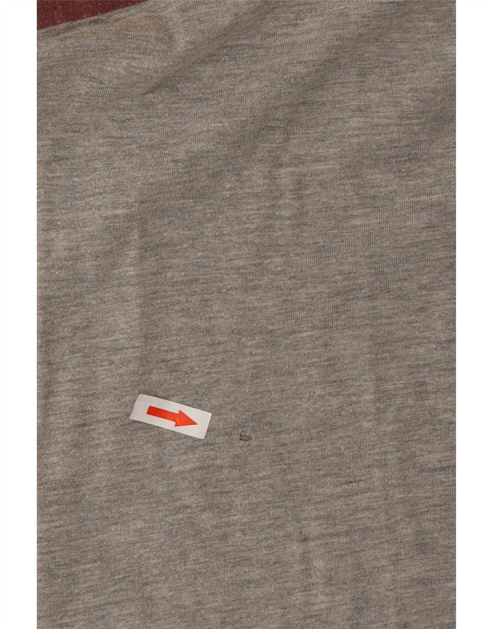 Puma T-Shirt Top Homme Gris Moyen Colourblock Cotton