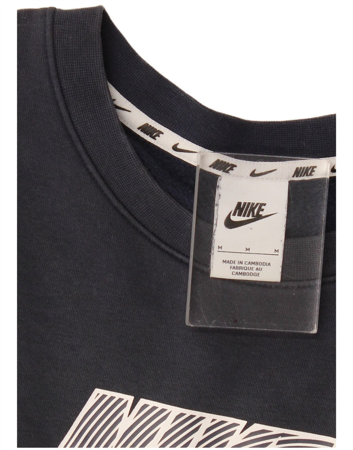 Nike Sweat-shirt graphique pour homme Bleu marine moyen Colourblock