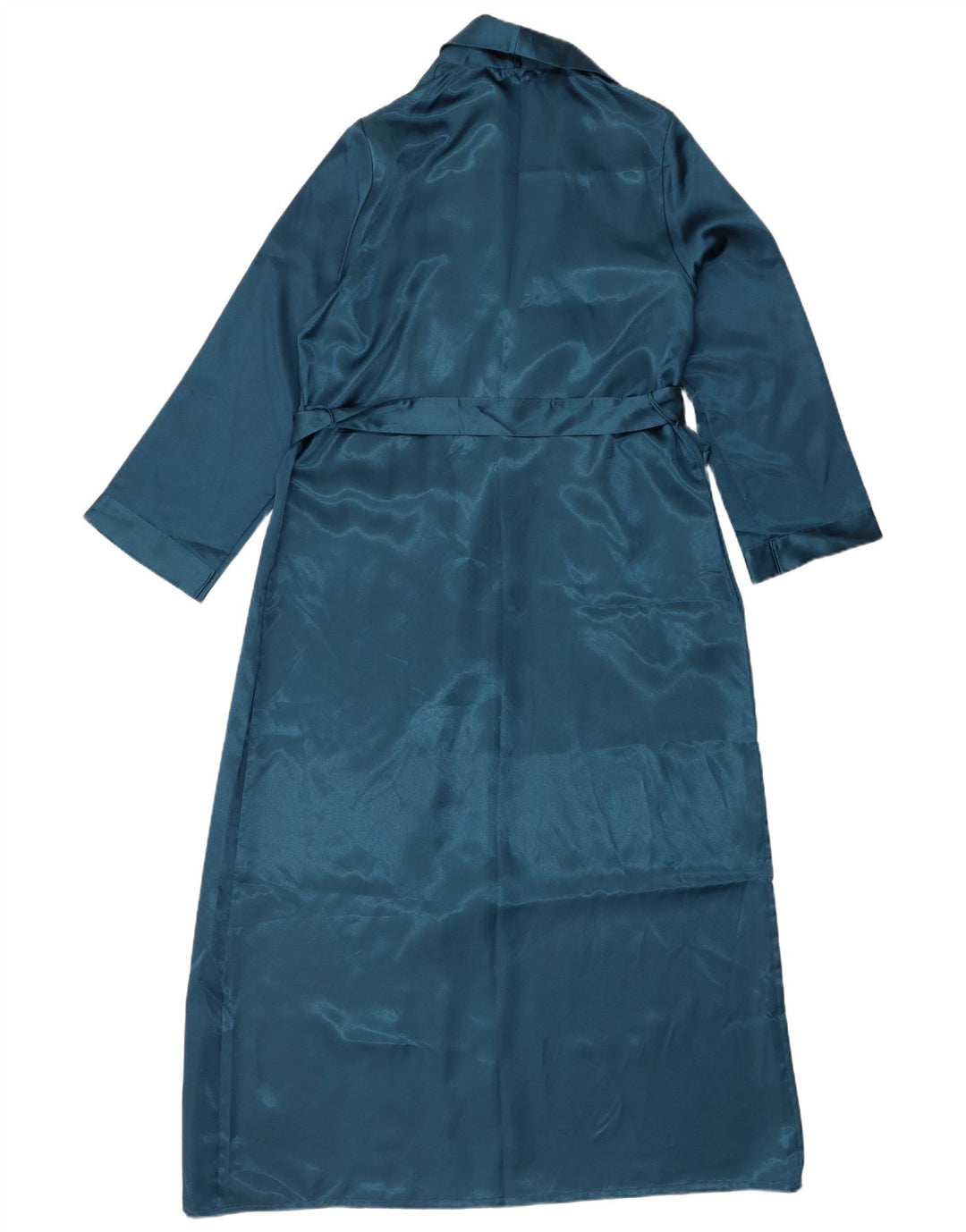 Marks & Spencer Robe Maxi pour Femme UK 8/10 Petit Bleu Polyester