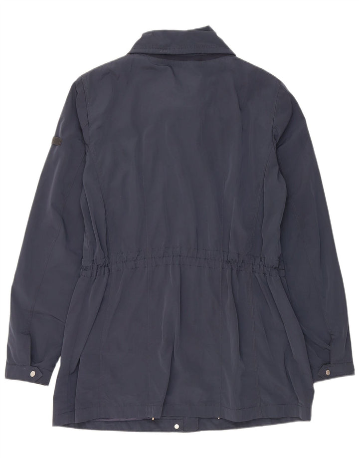 Geox Veste coupe-vent pour femme UK 16 Large Bleu Marine Polyester