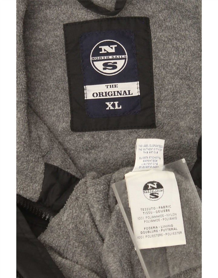 North Sails Veste Bomber Homme UK 42 XL Noir Polyamide