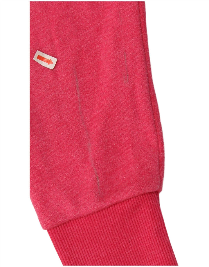 SUPERDRY Pull à capuche pour femme UK 16 Large Rose Polyester