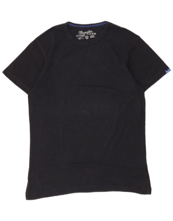 Wrangler T-Shirt Homme Top XL Bleu Marine Coton