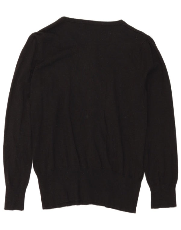 Marks & Spencer Pull Cardigan Femme UK 16 Large Viscose Noir