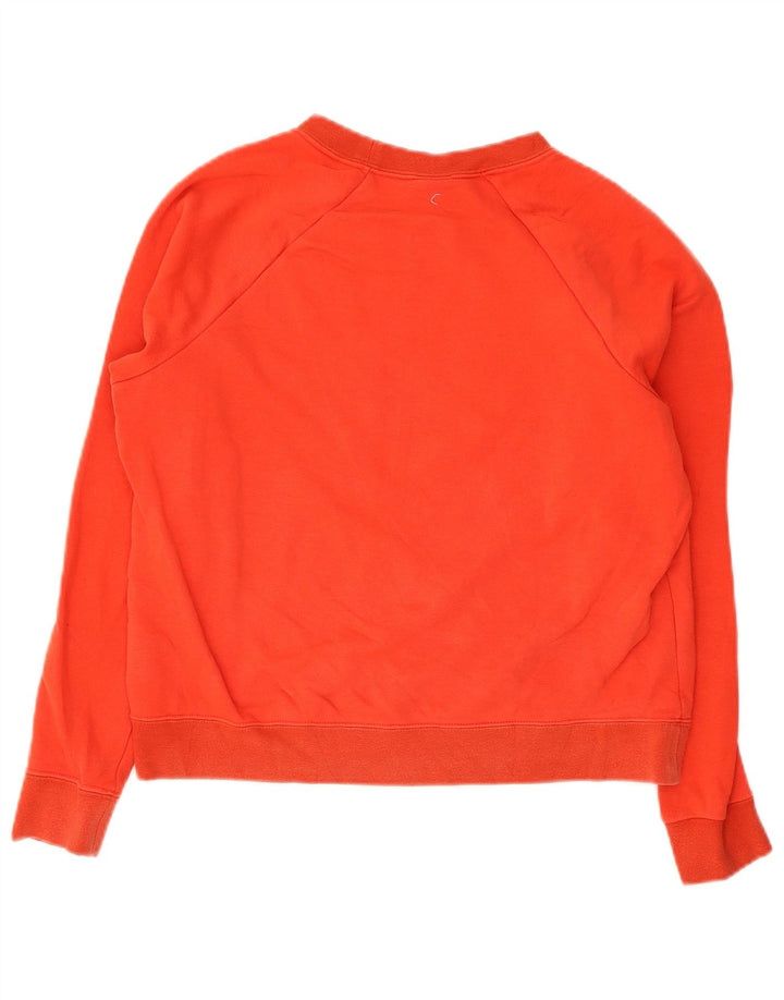 Nike Sweat-shirt graphique pour femme UK 14 en coton rouge moyen