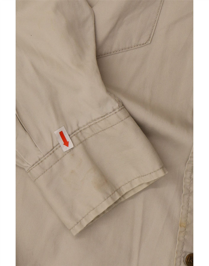 LEE Chemise Homme Large Beige Coton Western