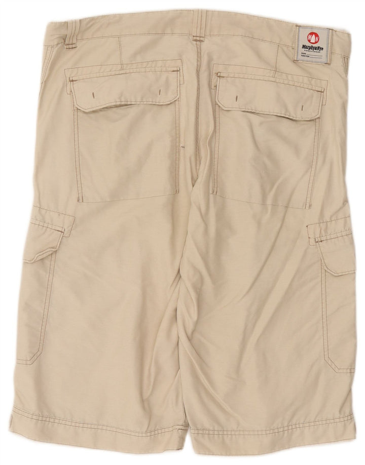 Murphy & Nye Short Cargo Homme W38 XL Coton Beige