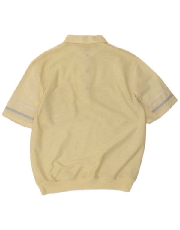 Angelo Litrico Chemise Pull Homme IT 48/50 Rayé Jaune Moyen