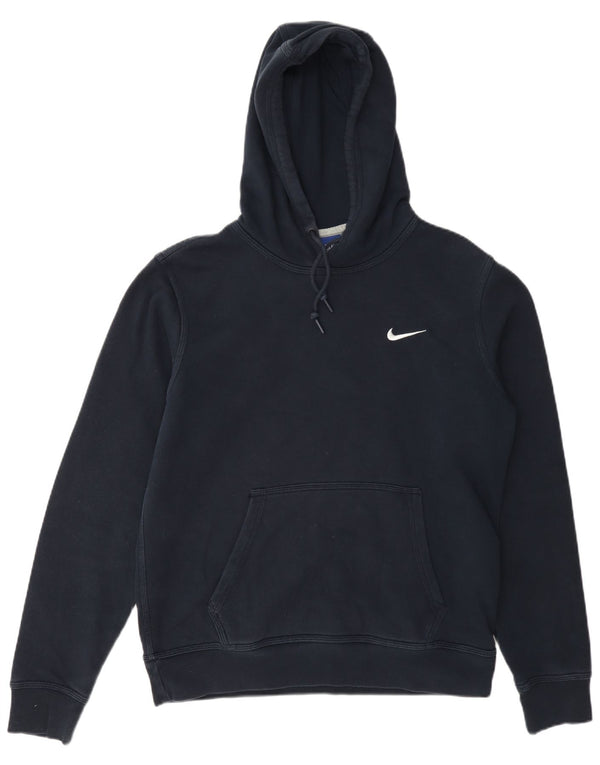 Nike Pull à capuche pour femme UK 14 Bleu marine moyen en coton