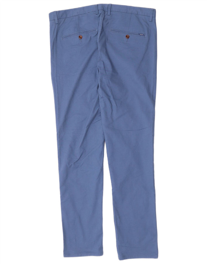 GANT Pantalon Chino Slim Homme W36 L34 Bleu