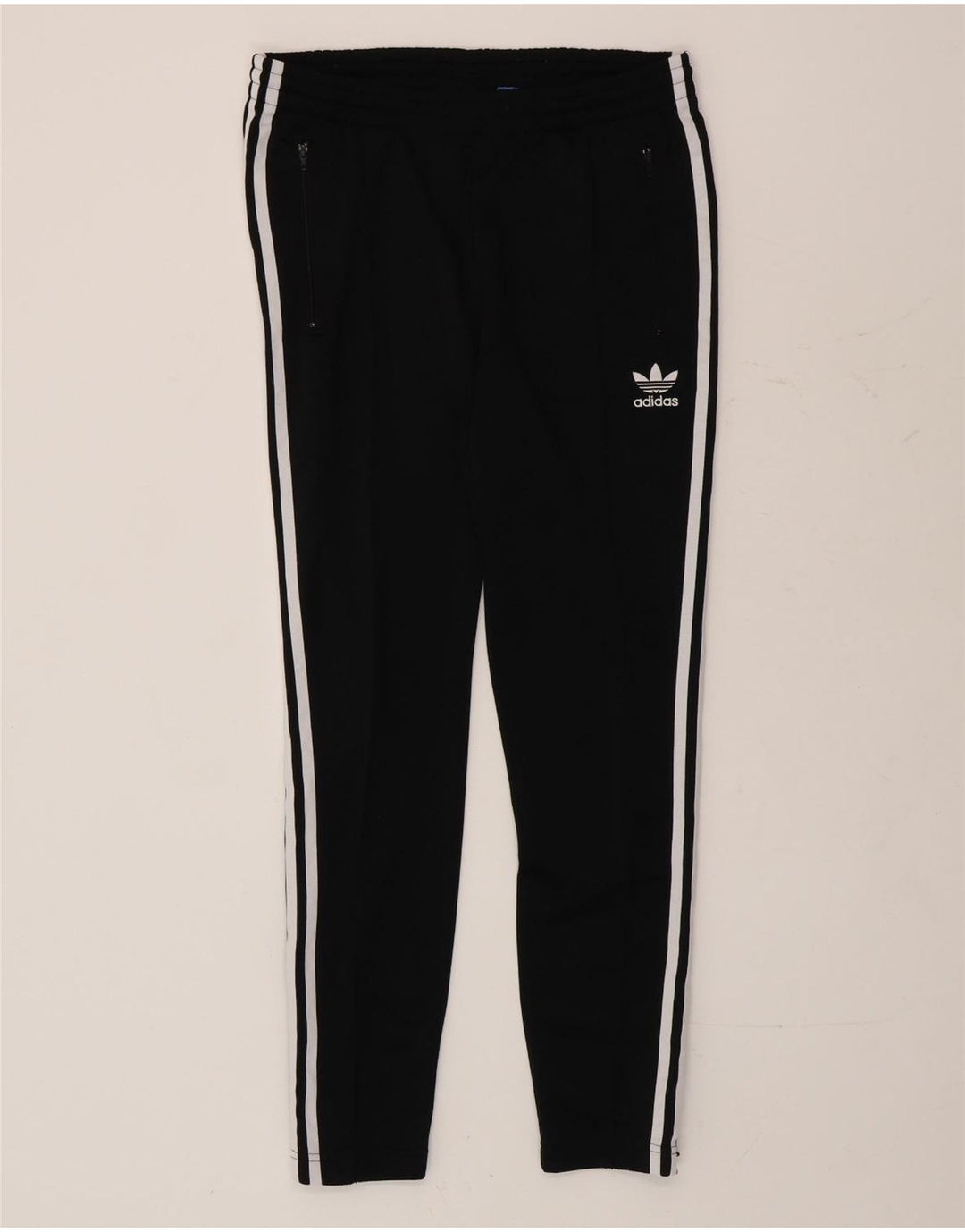 ADIDAS Pantalon de survêtement pour femme UK 10 Small Noir Polyester