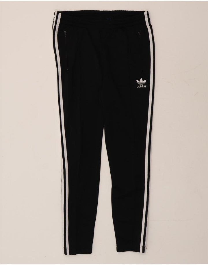 ADIDAS Pantalon de survêtement pour femme UK 10 Small Noir Polyester