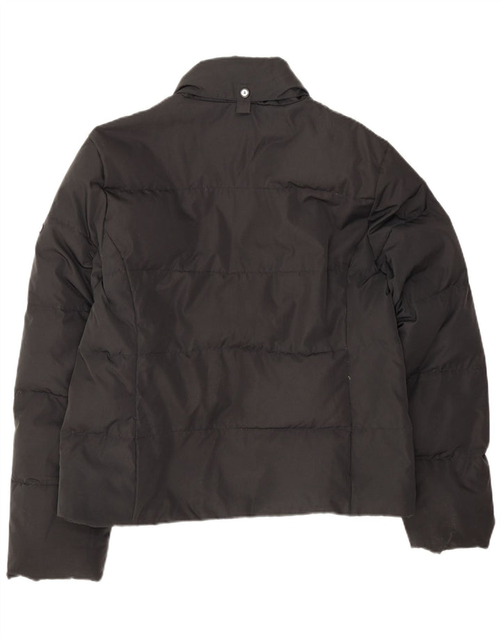 Champion Veste matelassée à capuche pour femme UK 16 Large Noir