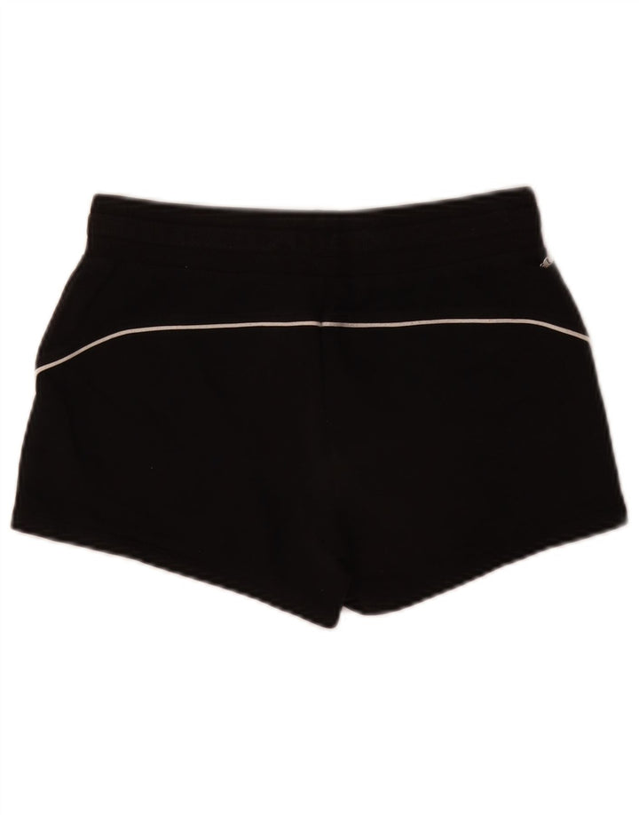 PUMA Womens Sport Shorts UK 8 Small Black Cotton