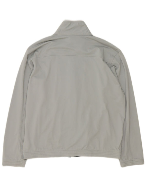 Champion Veste de Survêtement Homme Gris Moyen Polyester