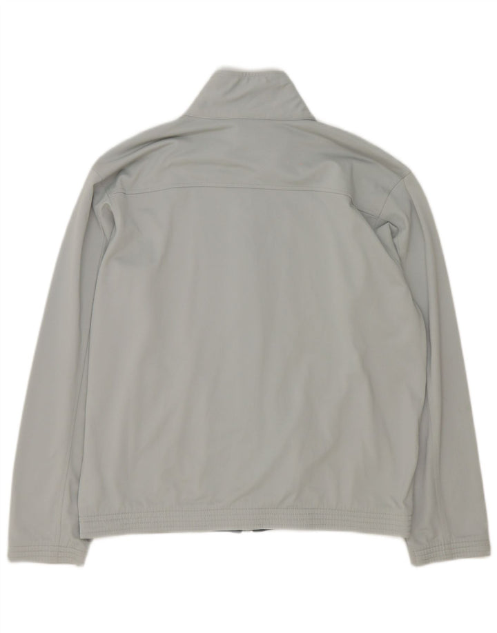 Champion Veste de Survêtement Homme Gris Moyen Polyester