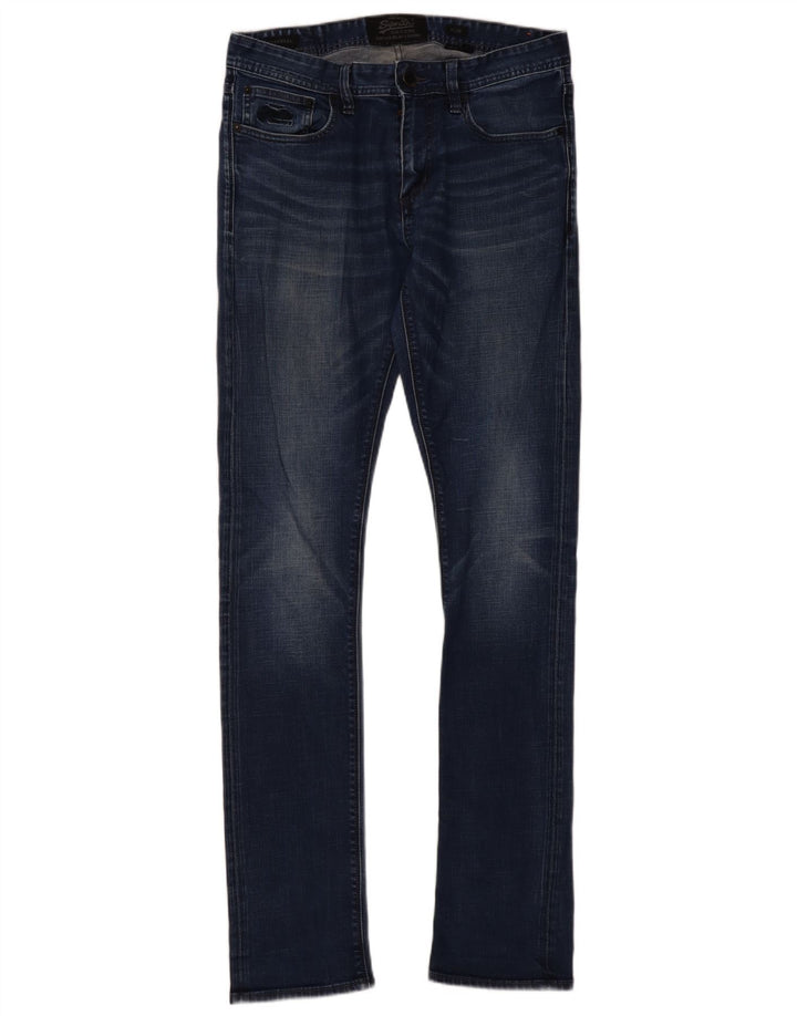 Superdry Jean Slim W32 L36 Bleu Coton Homme