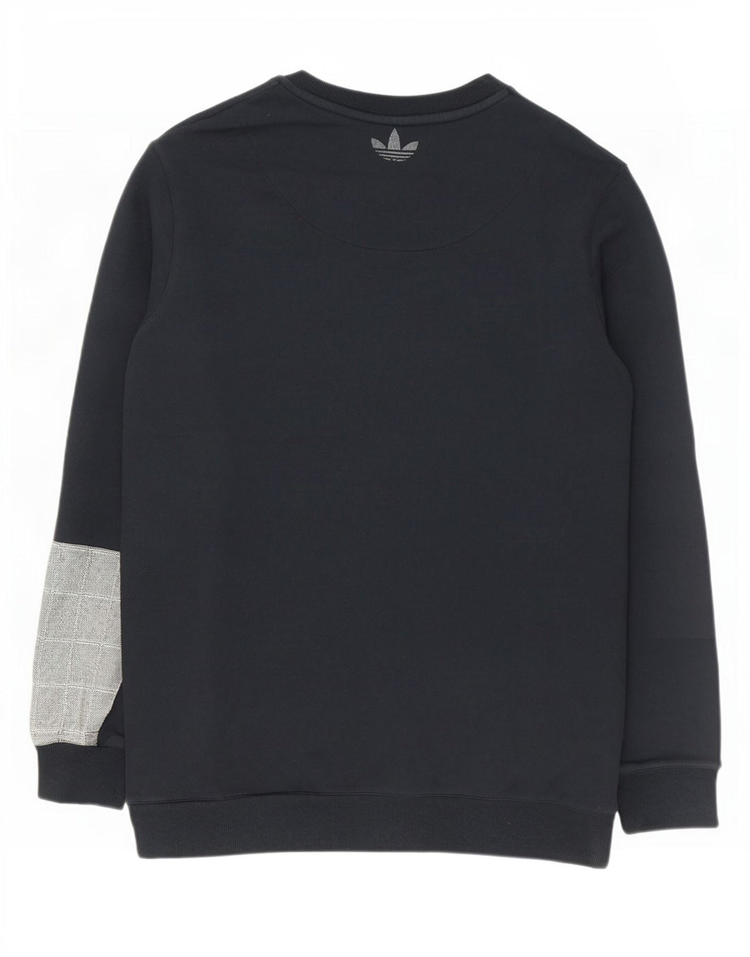 Adidas Sweat-shirt graphique pour homme en coton color block Noir Taille L