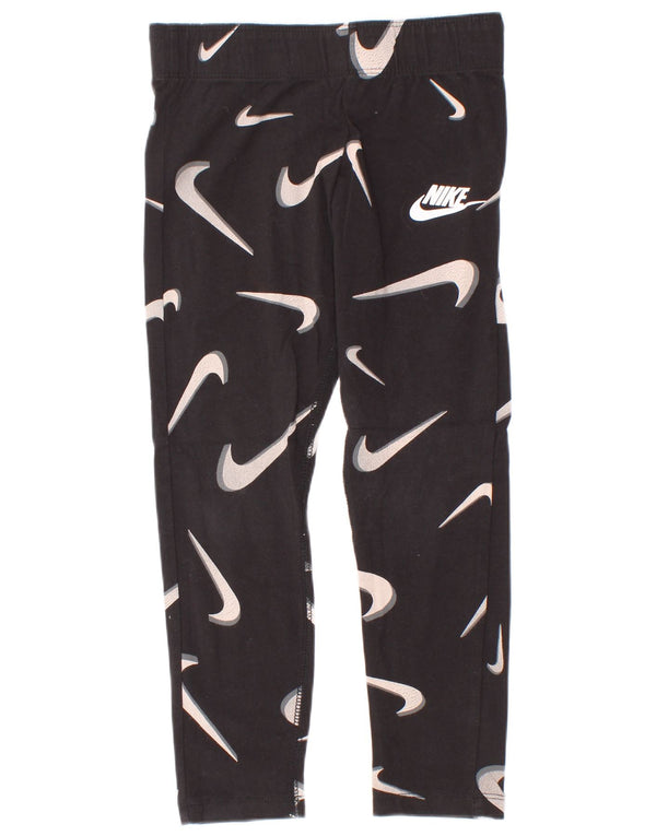 Puma Legging graphique coupe ajustée pour fille 6-7 ans XS Noir Coton