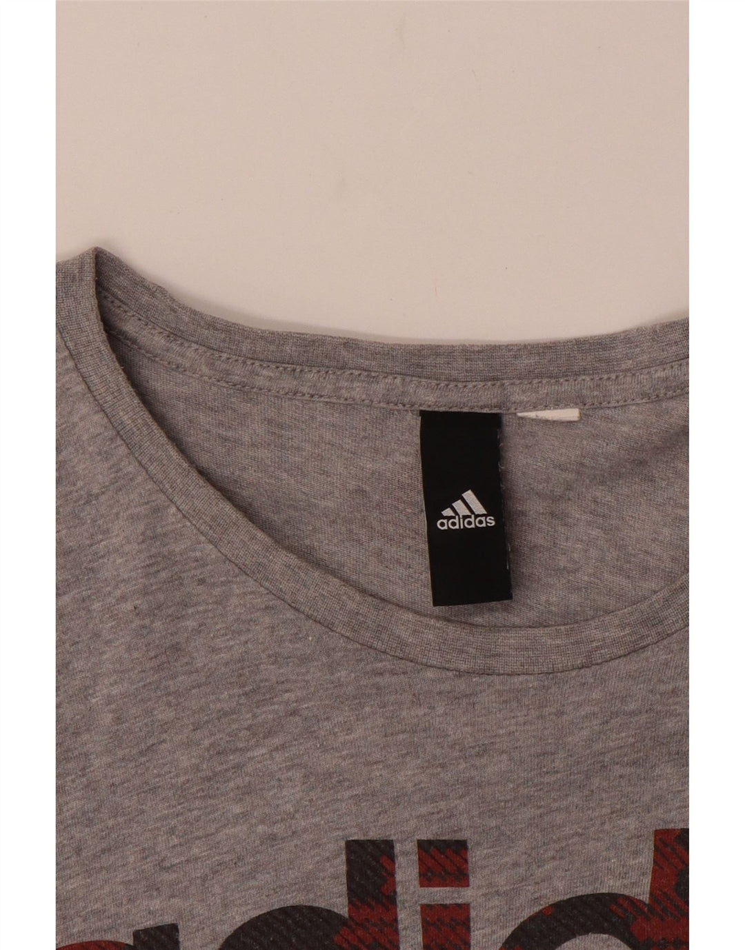 ADIDAS T-shirt graphique pour hommes, petit, gris