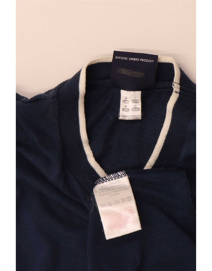Umbro T-Shirt Homme Bleu Marine Moyen Polyester