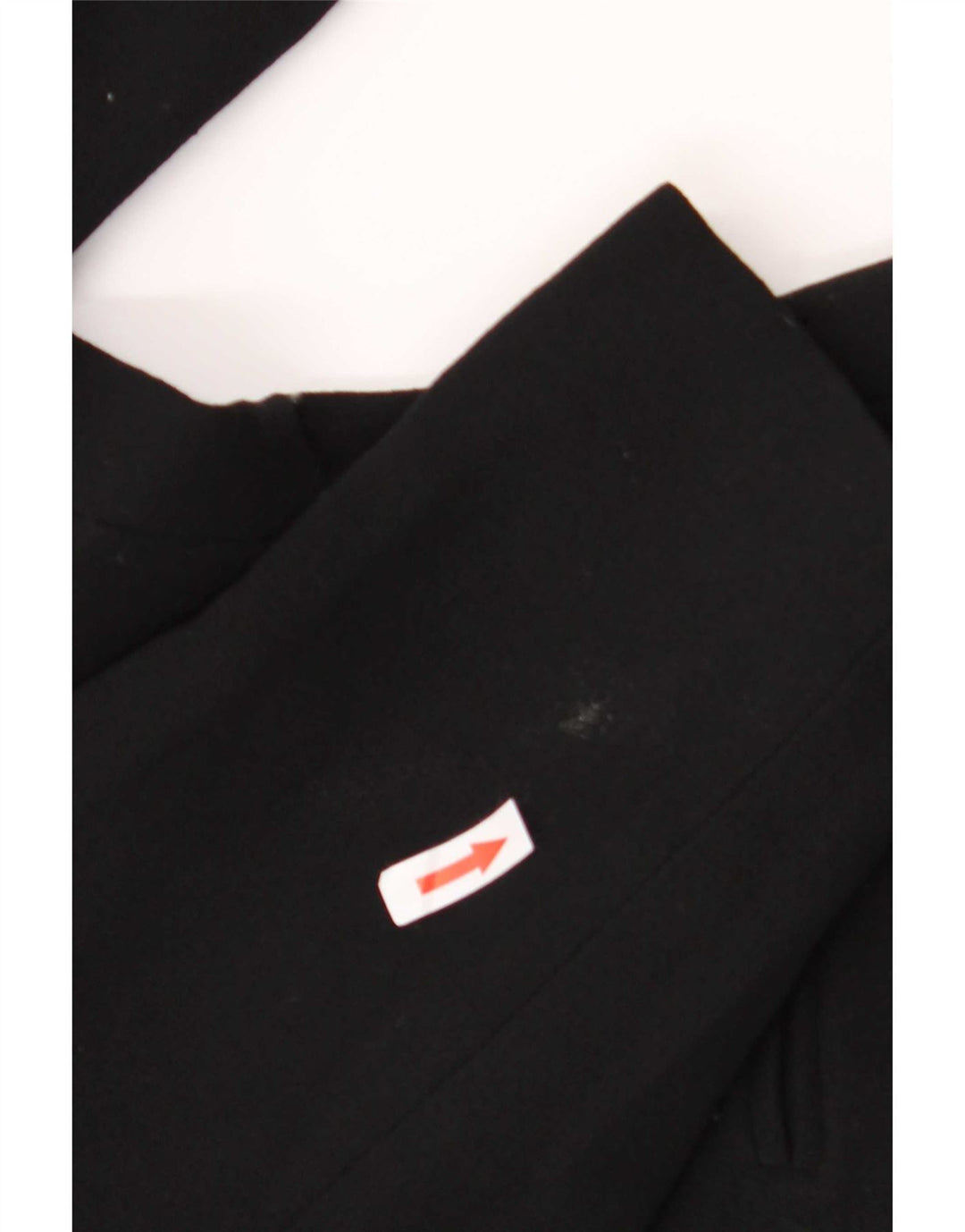 Max Mara Veste Blazer 1 Bouton Femme UK 16 Grande Laine Vierge Noire