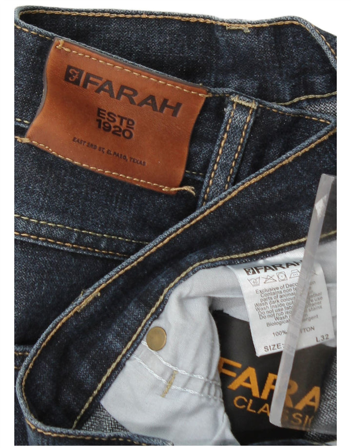 Farah Jean droit homme W36 L32 bleu marine coton