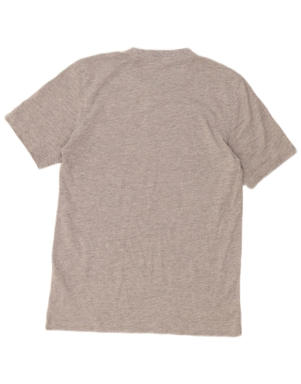 Adidas T-shirt graphique pour hommes, petit, gris, coton