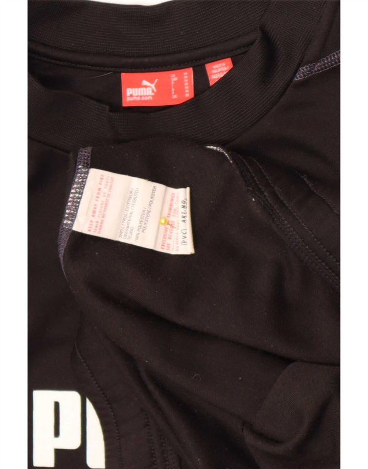 Puma Sweat-Shirt Graphique Homme Noir Moyen Polyester
