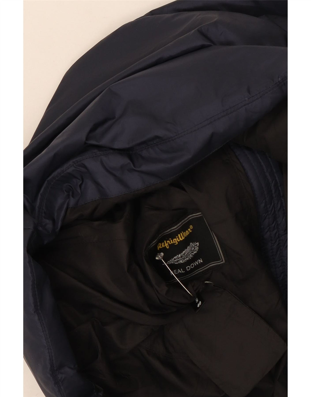 Refrigiwear Veste matelassée à capuche pour femme IT 40 Small Bleu marine