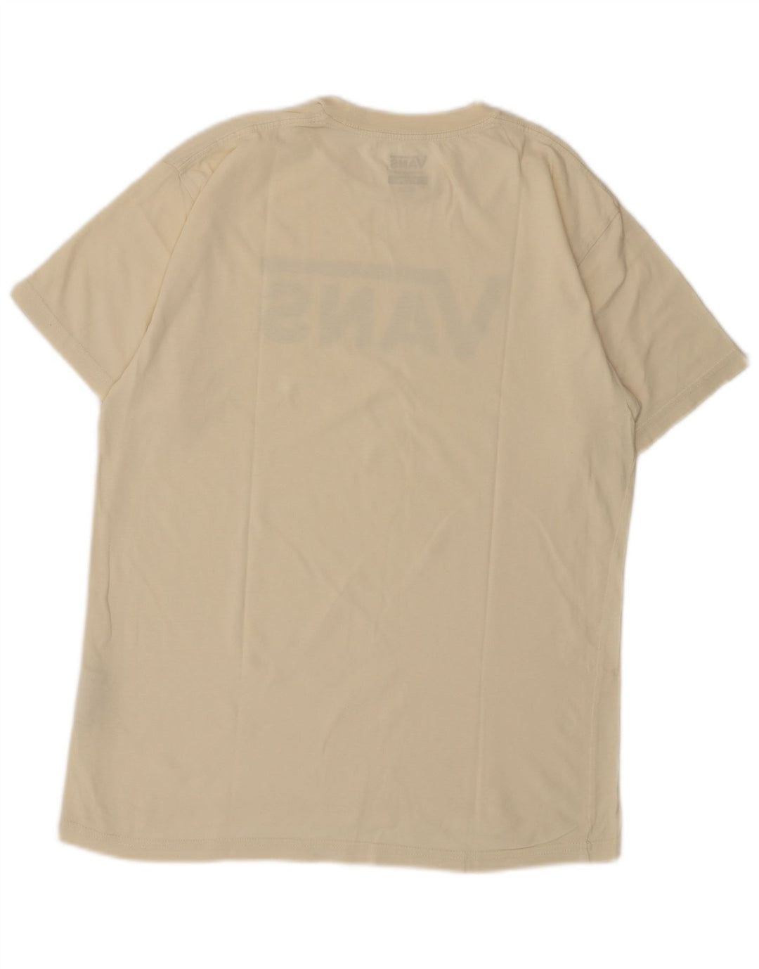 Vans T-shirt graphique coupe classique pour homme en coton blanc cassé moyen