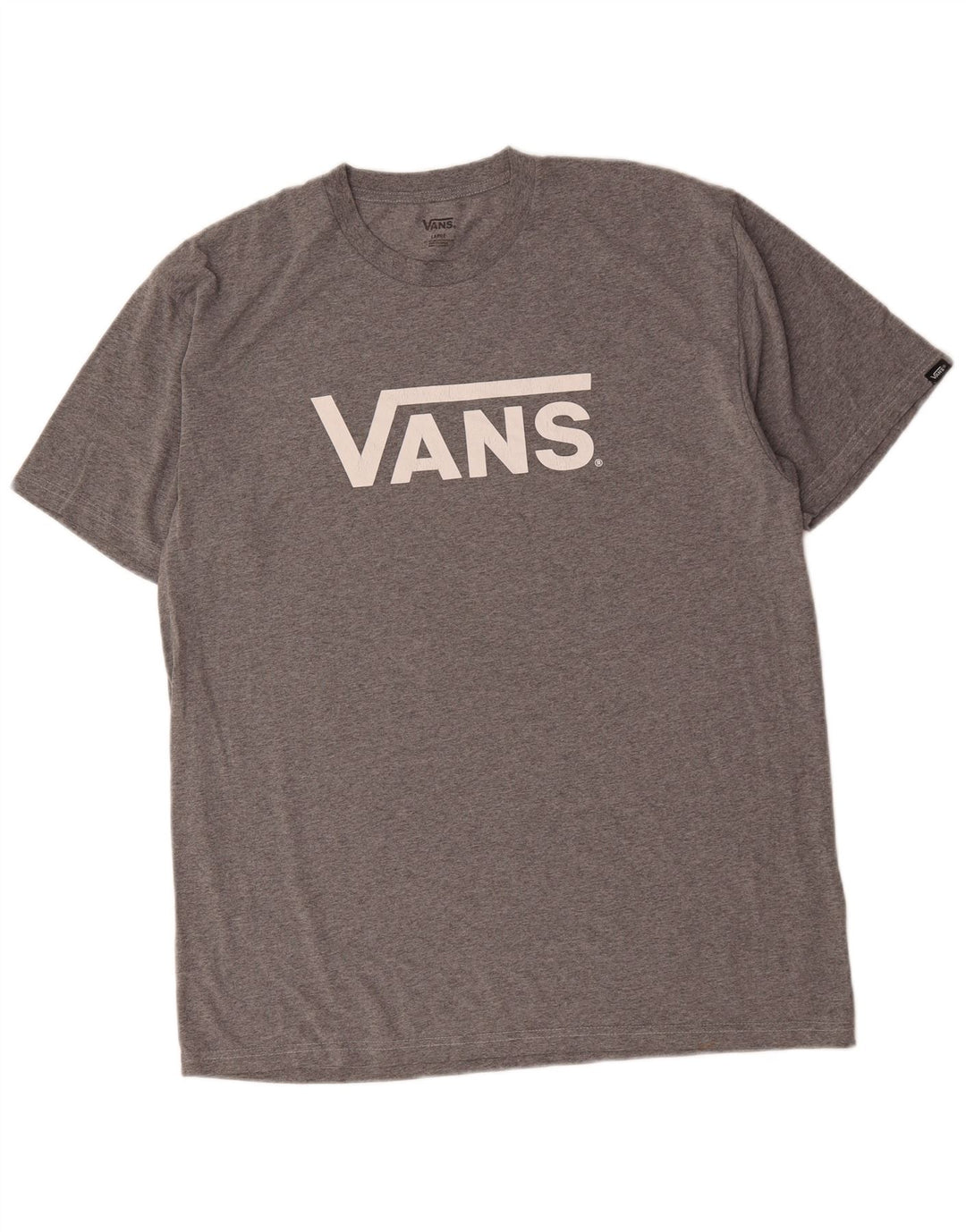 Vans T-shirt graphique pour hommes, grand, gris, coton