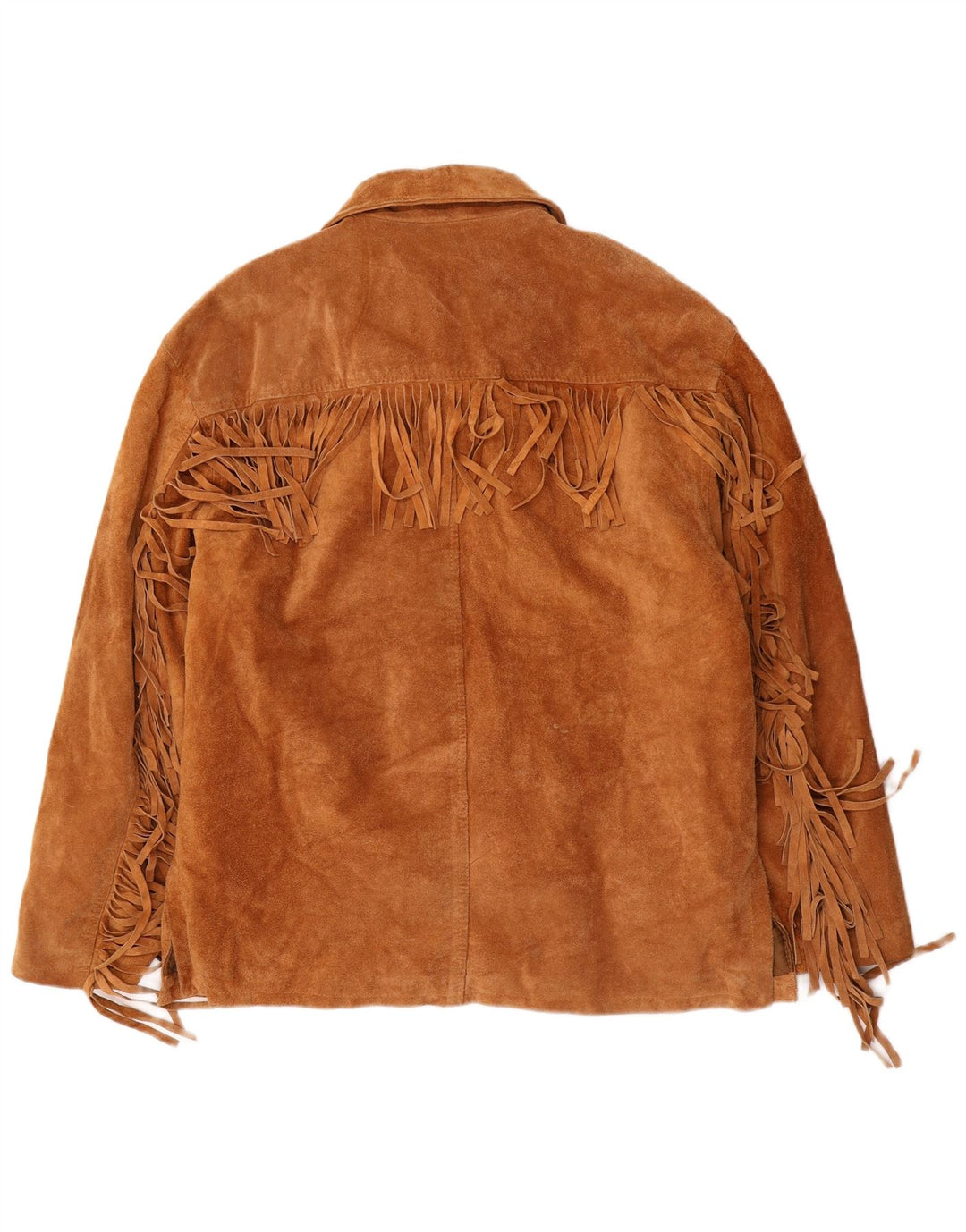 Antica Pelleria Veste en Daim Homme IT 48 Marron Moyen Cowboy