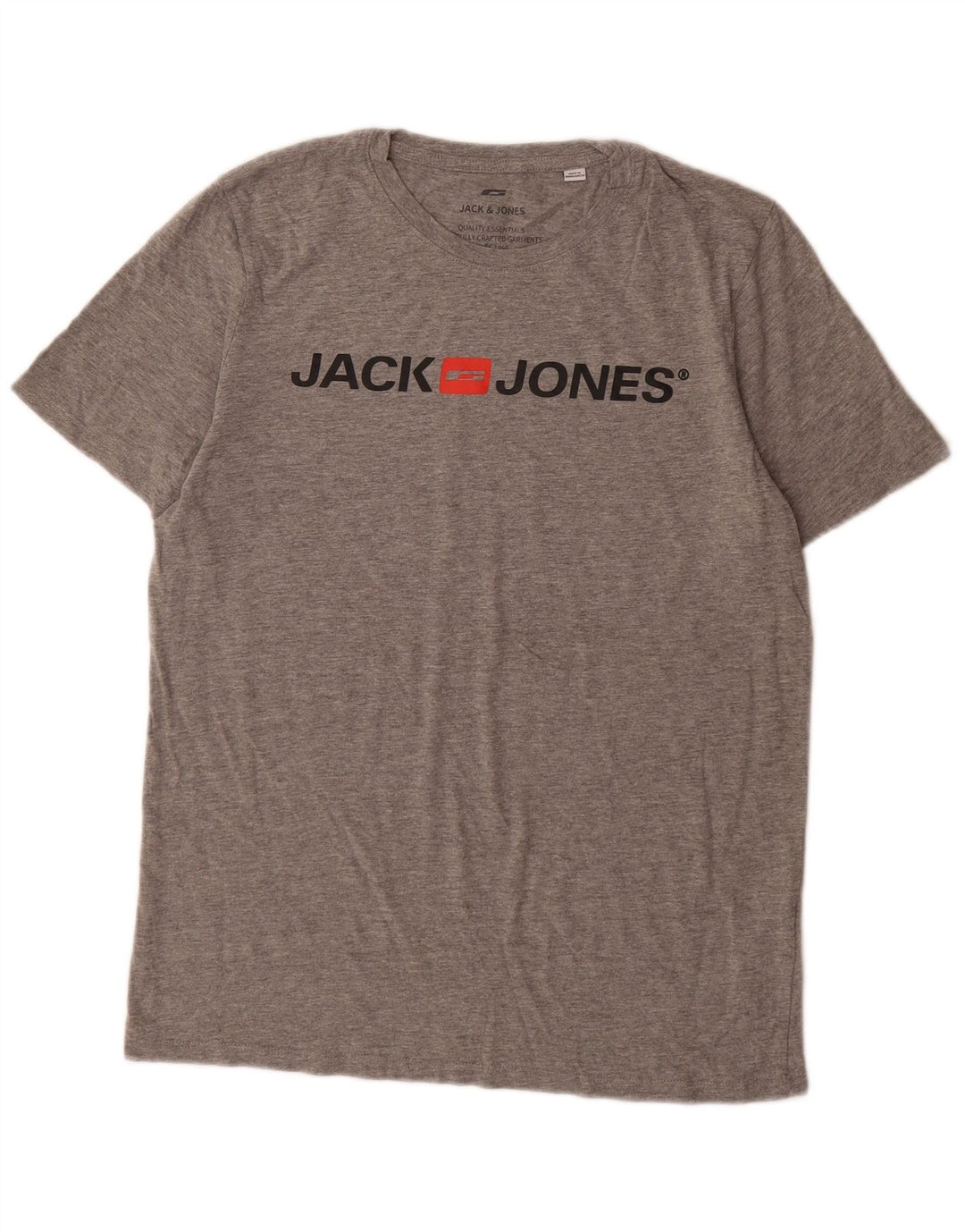 Jack & Jones T-Shirt Graphique Homme Grand Gris Coton