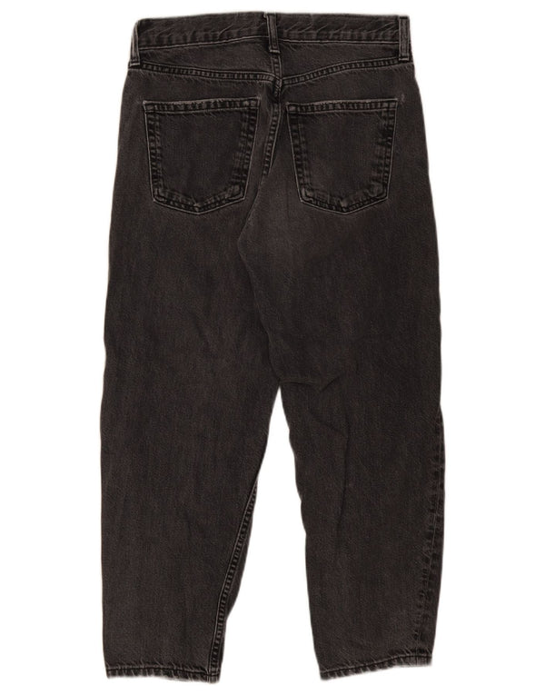 Jean court taille haute femme Gap W26 L24 coton gris